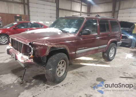 2000 Jeep Cherokee Sport из США, поврежденный, VIN 1J4FF48SXYL222782